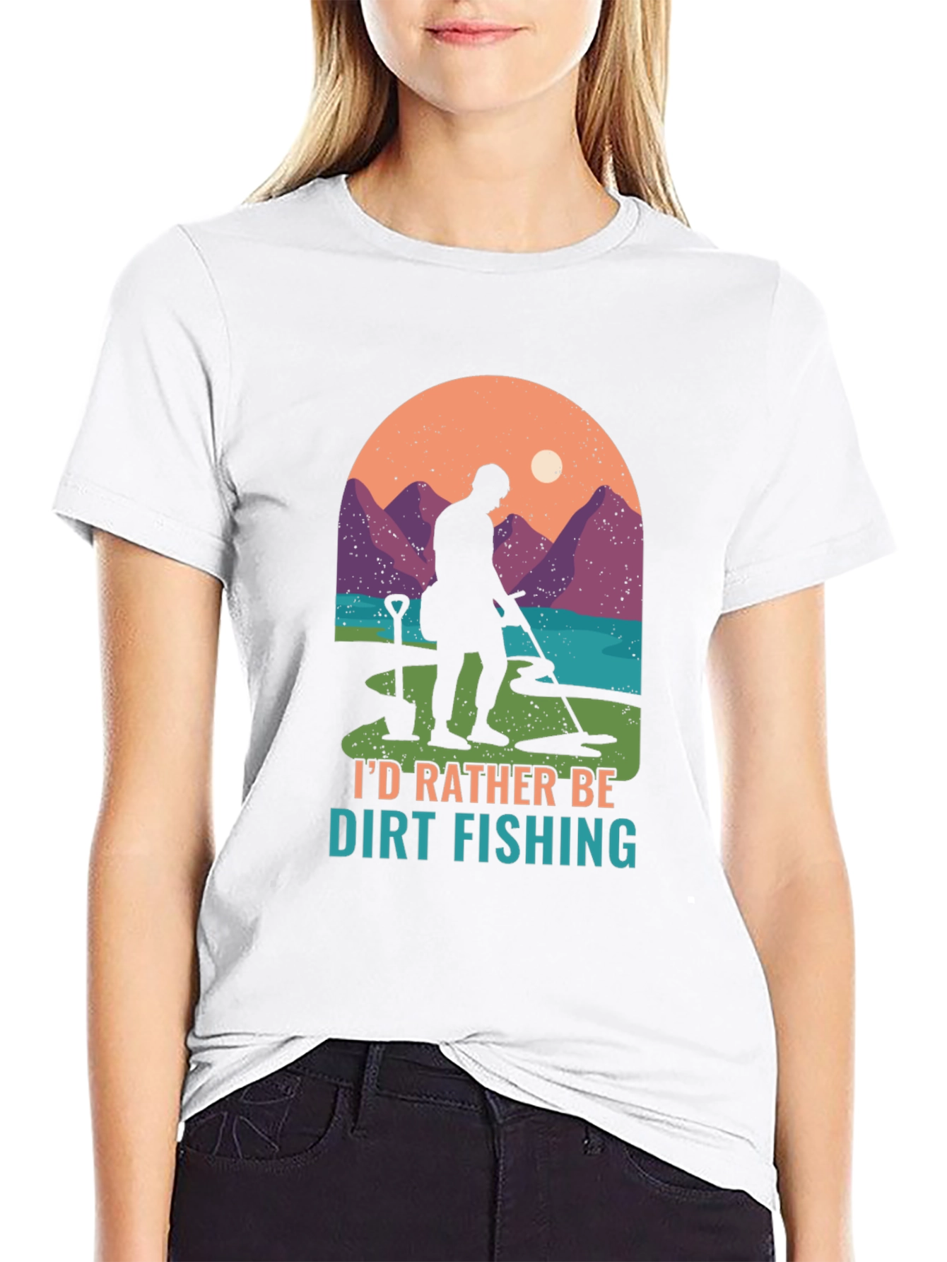 Dirt Fishing T-Shirt: Metal Detecting Adventure