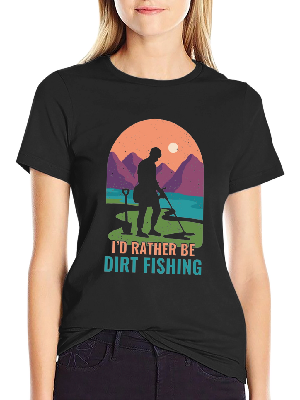 Dirt Fishing T-Shirt: Metal Detecting Adventure