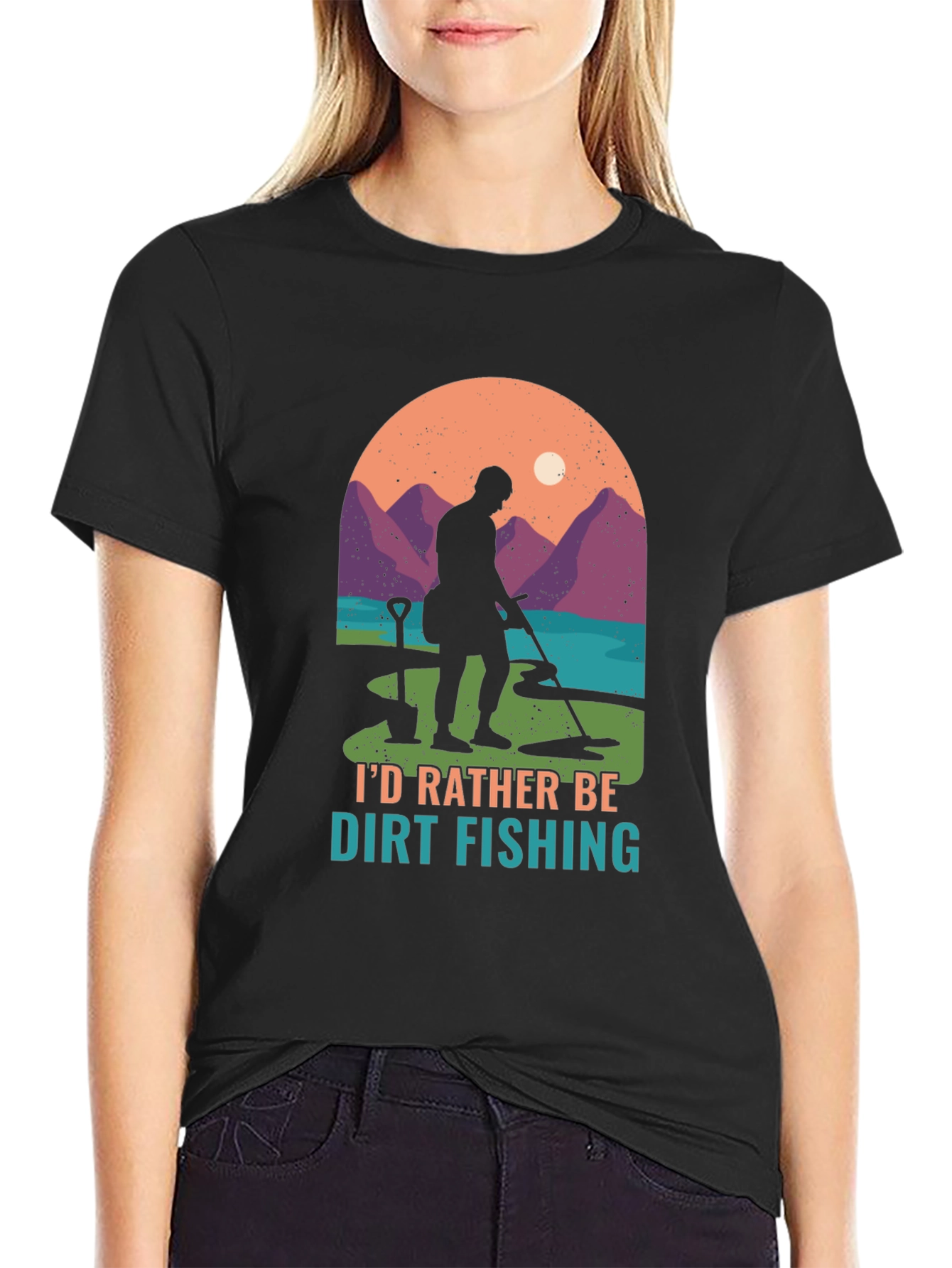 Dirt Fishing T-Shirt: Metal Detecting Adventure