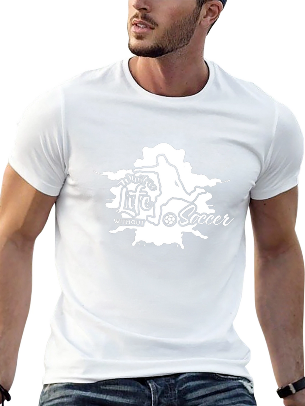 Life Without Soccer Graphic Tee