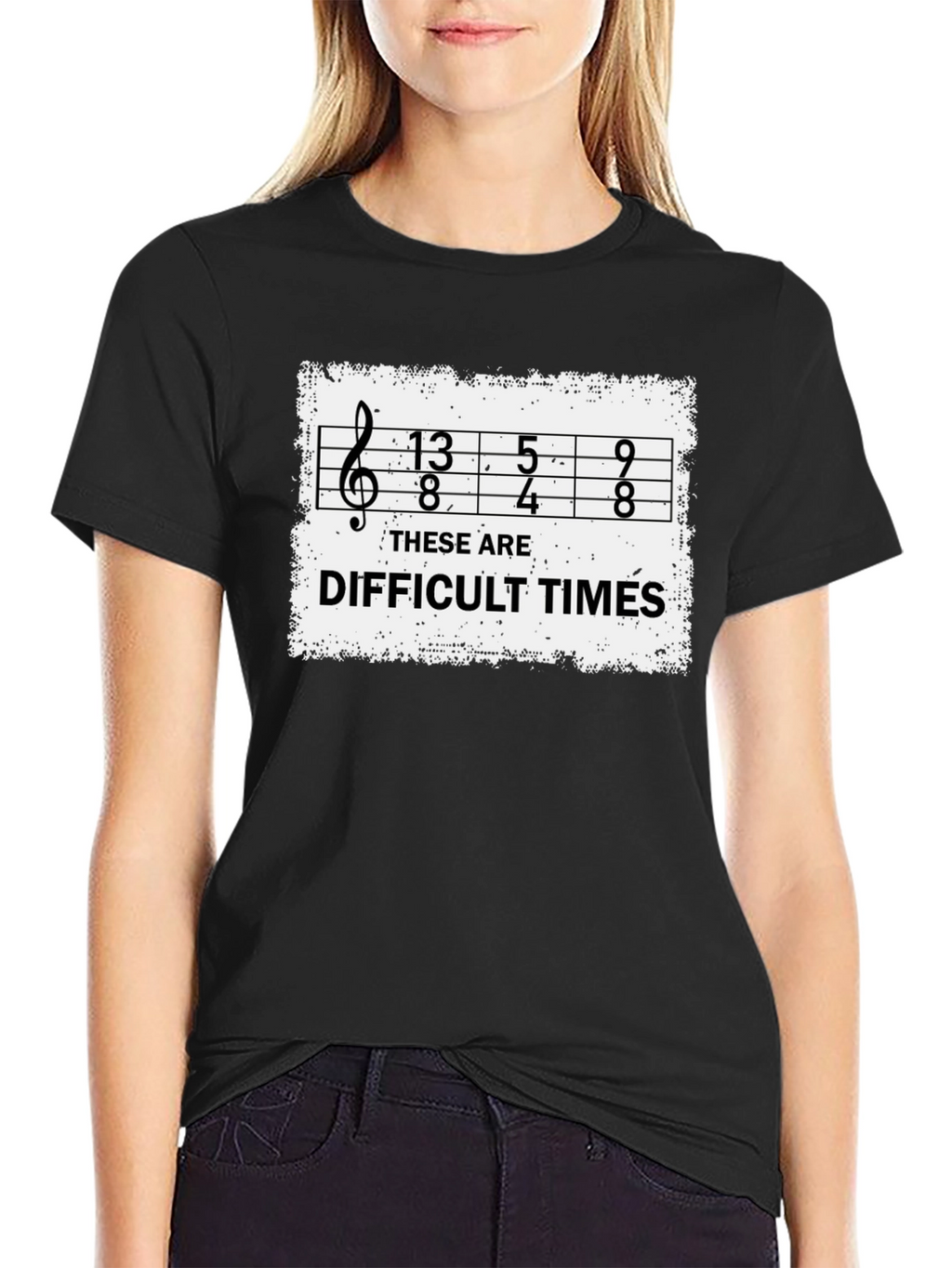 Difficult Times Music Humor T-Shirt