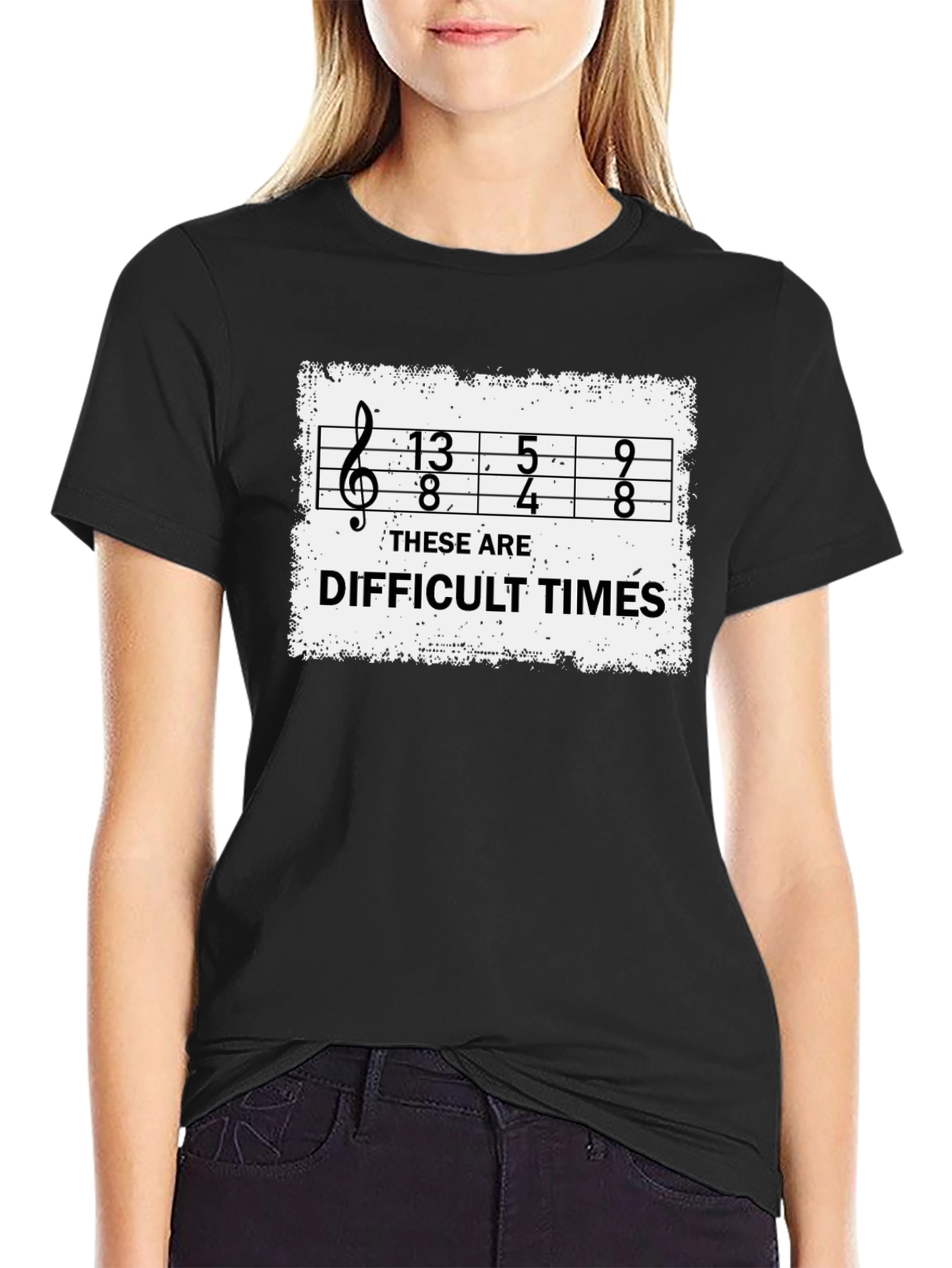 Difficult Times Music Humor T-Shirt