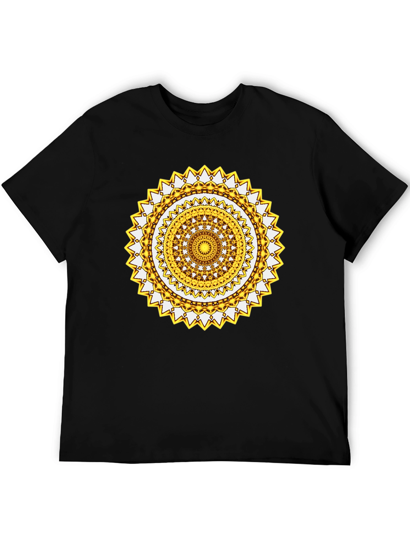 Golden Mandala T-Shirt - Stylish & Unique Design