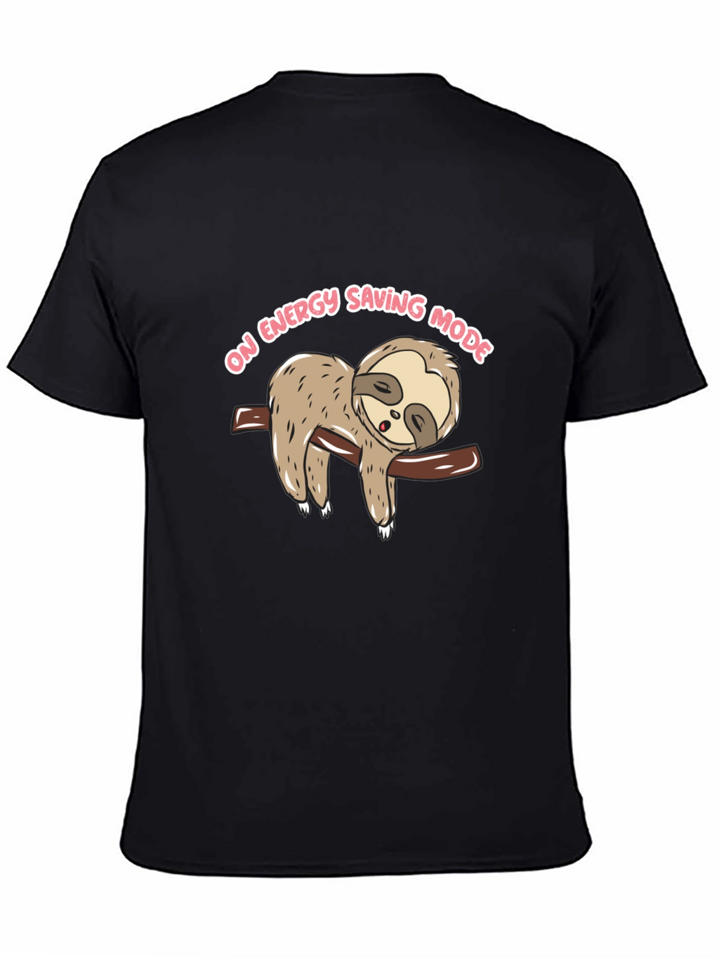 Sloth On Energy Saving Mode Graphic T-Shirt