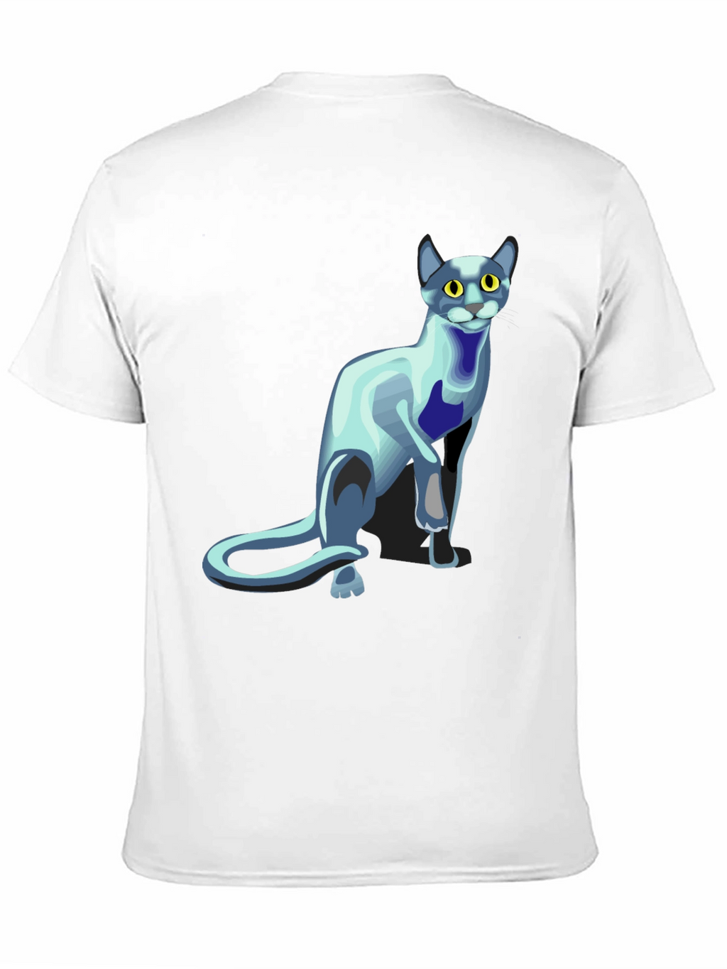 Cool Cat Graphic T-Shirt - Black