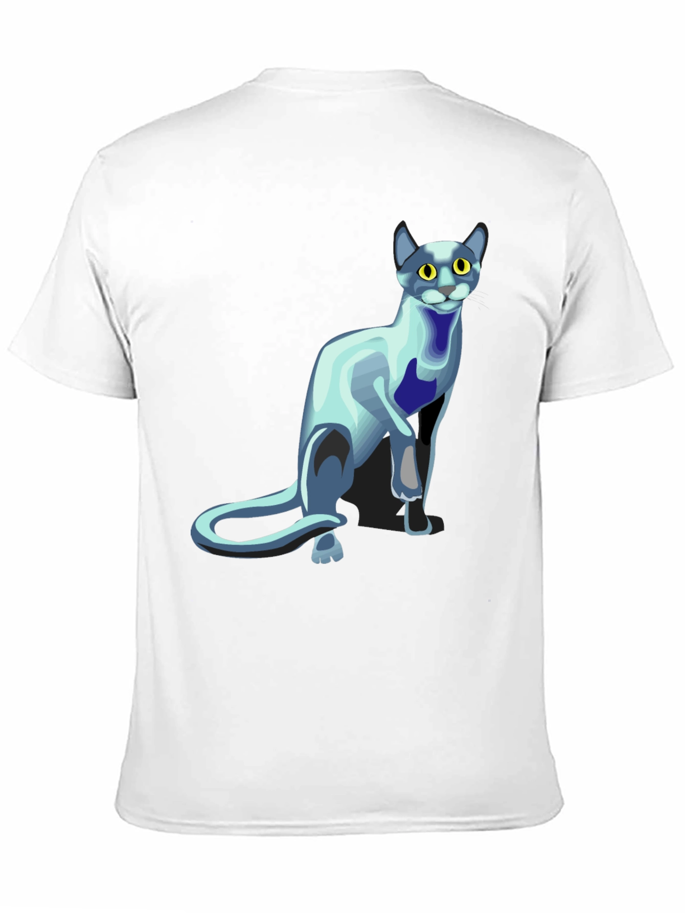 Cool Cat Graphic T-Shirt - Black