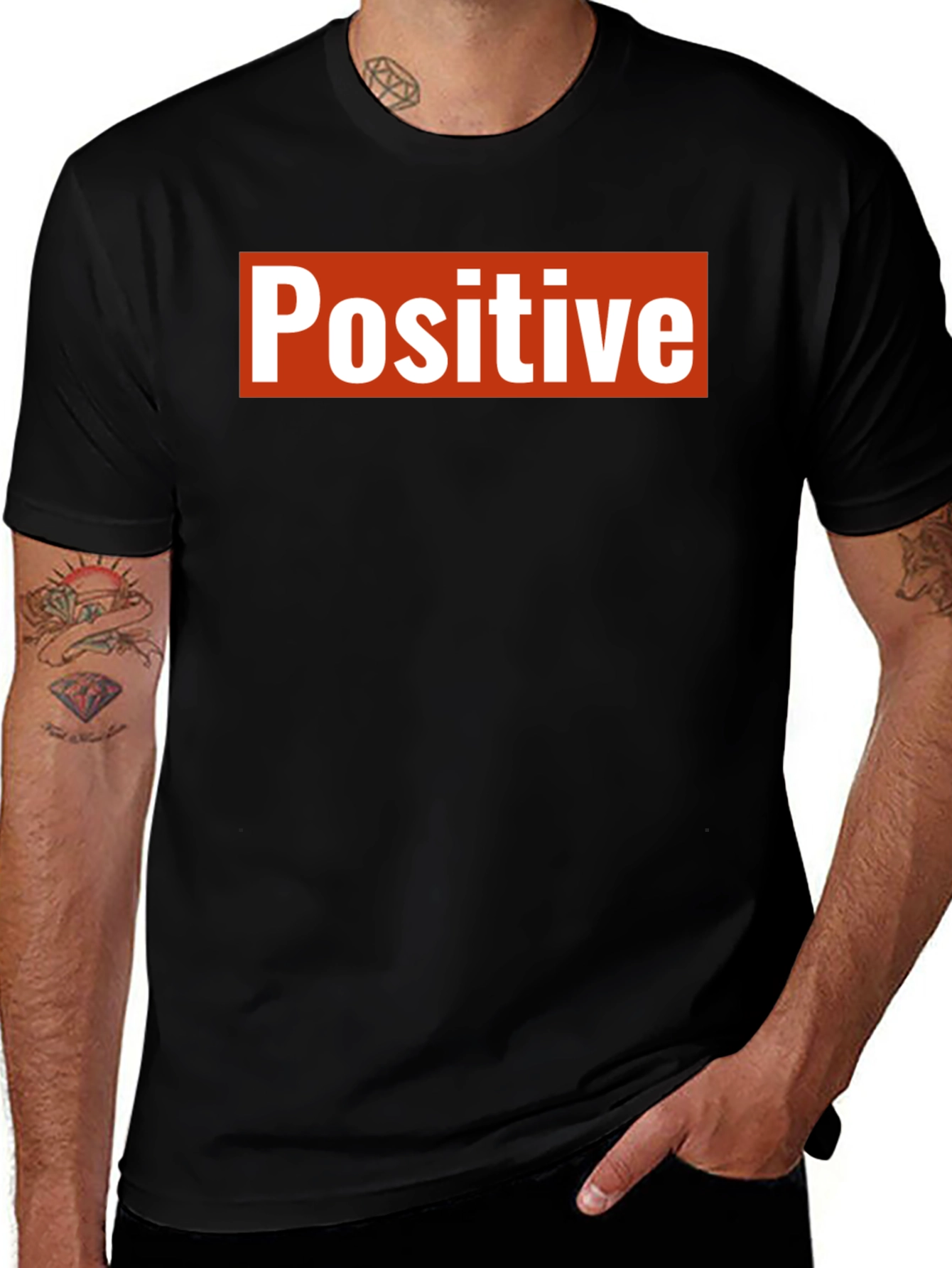 Positive Graphic Tee - Black