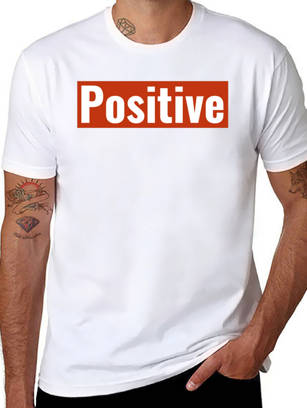 Positive Graphic Tee - Black