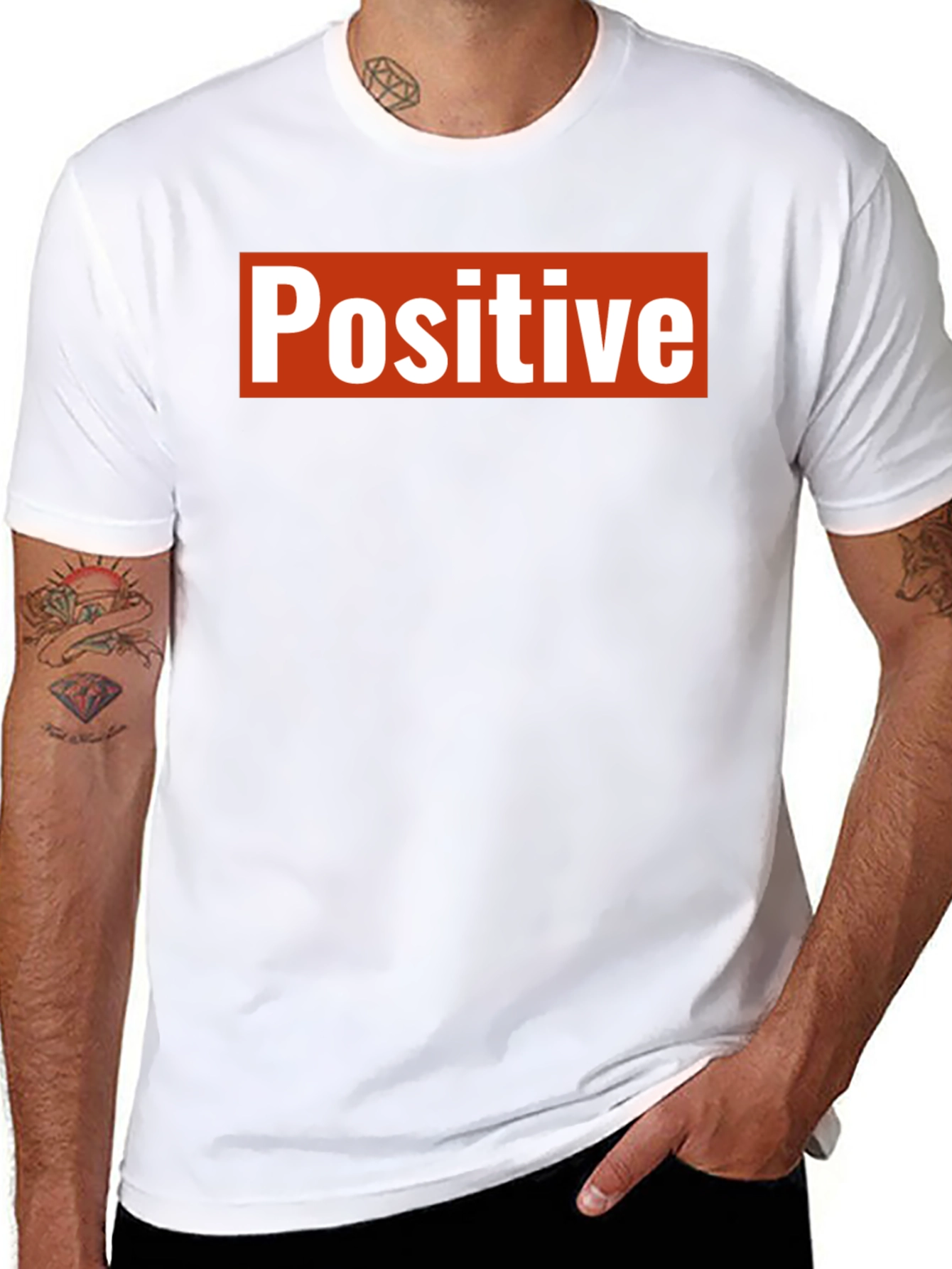 Positive Graphic Tee - Black