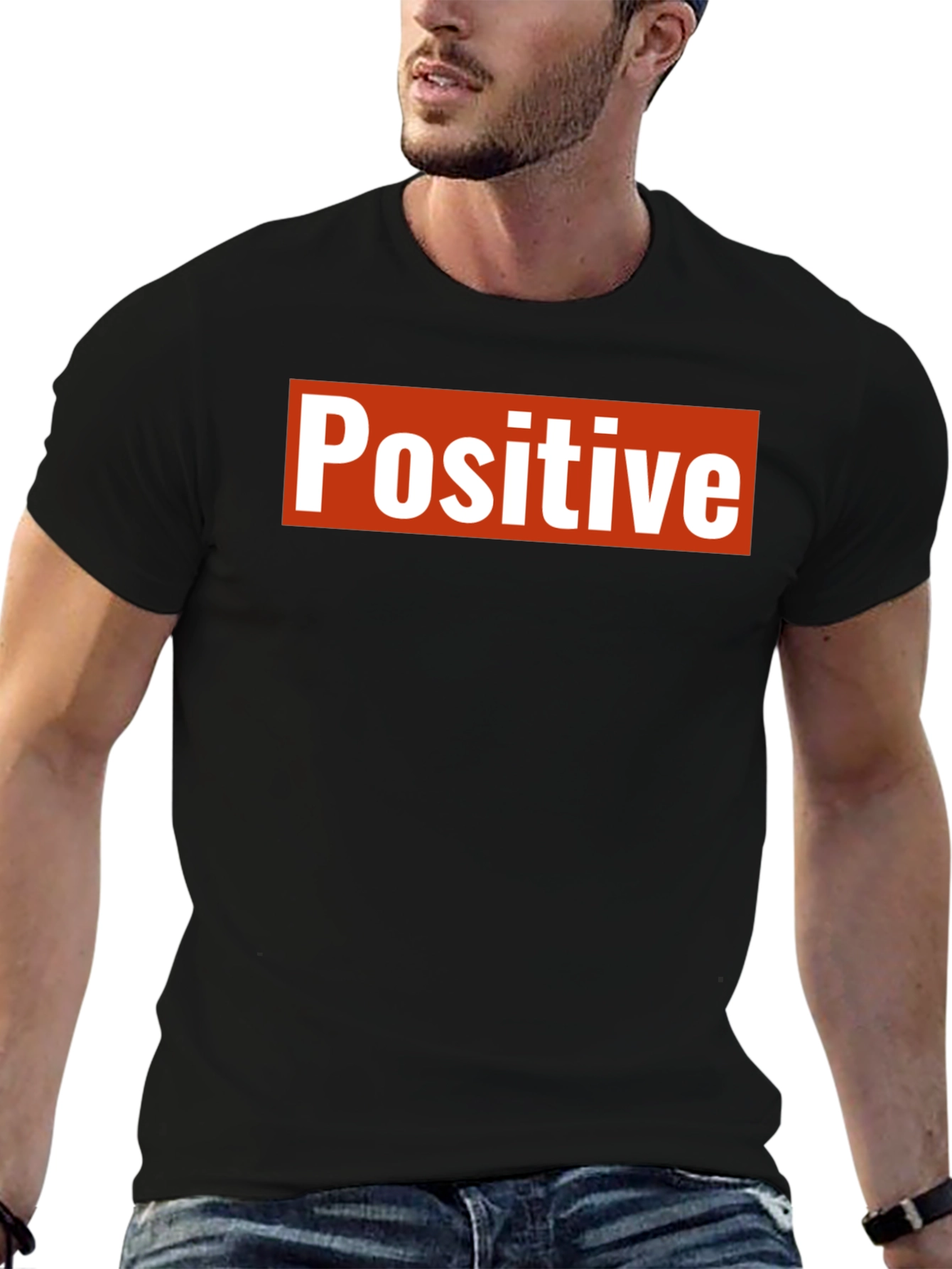 Positive Graphic Tee - Black