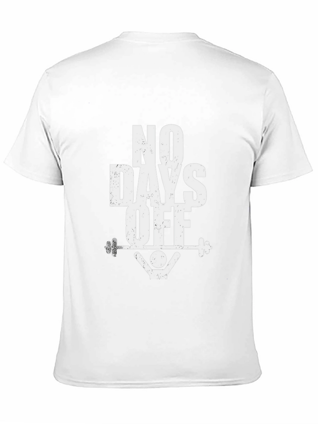 No Days Off Black Graphic T-Shirt Gym Fitness