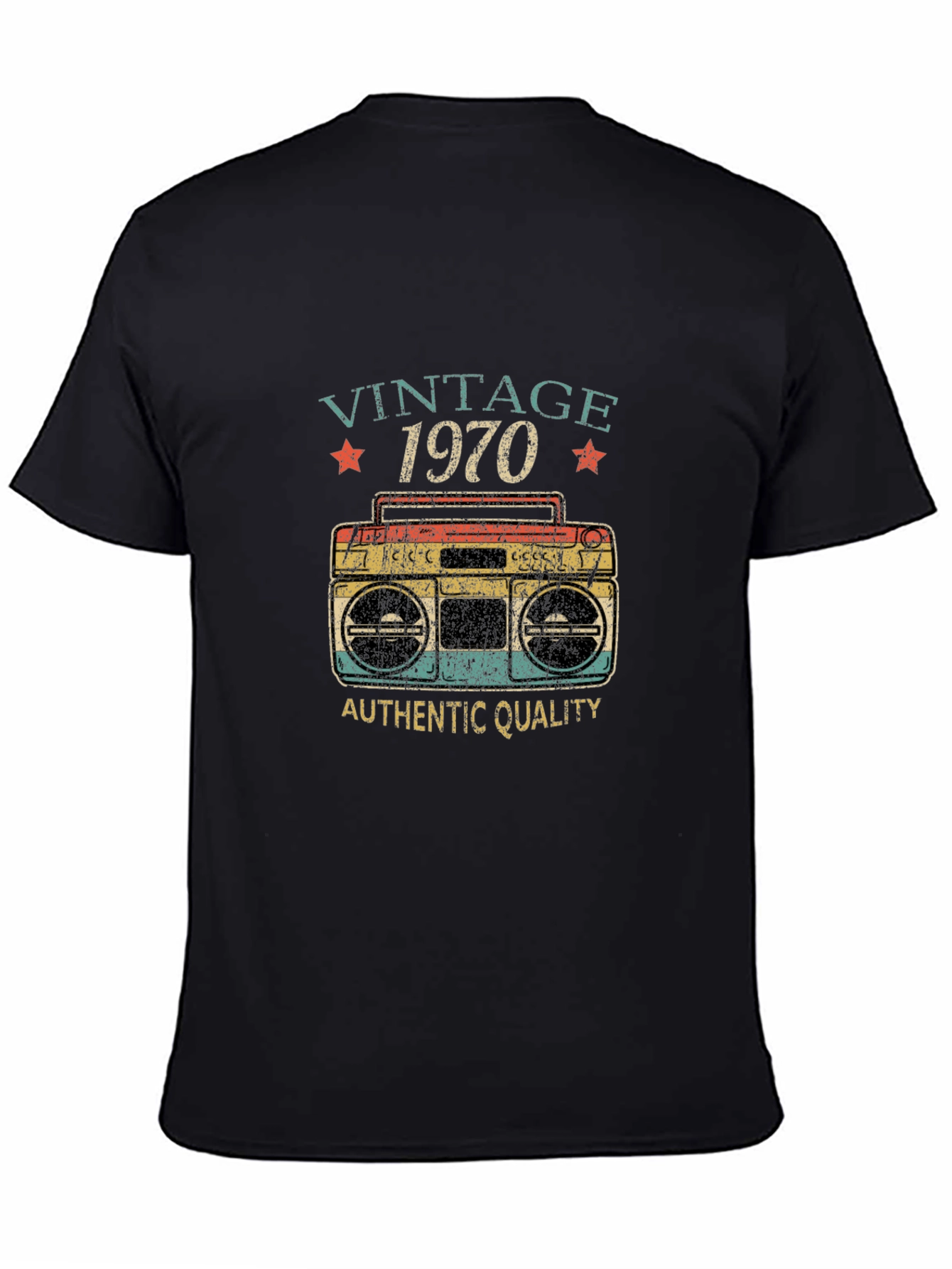 Vintage 1970 Boombox Graphic T-Shirt