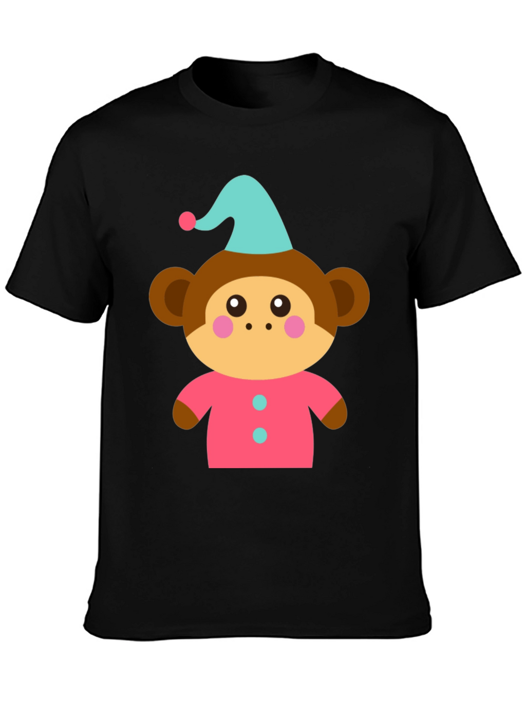 Cartoon Monkey Pajama T-Shirt