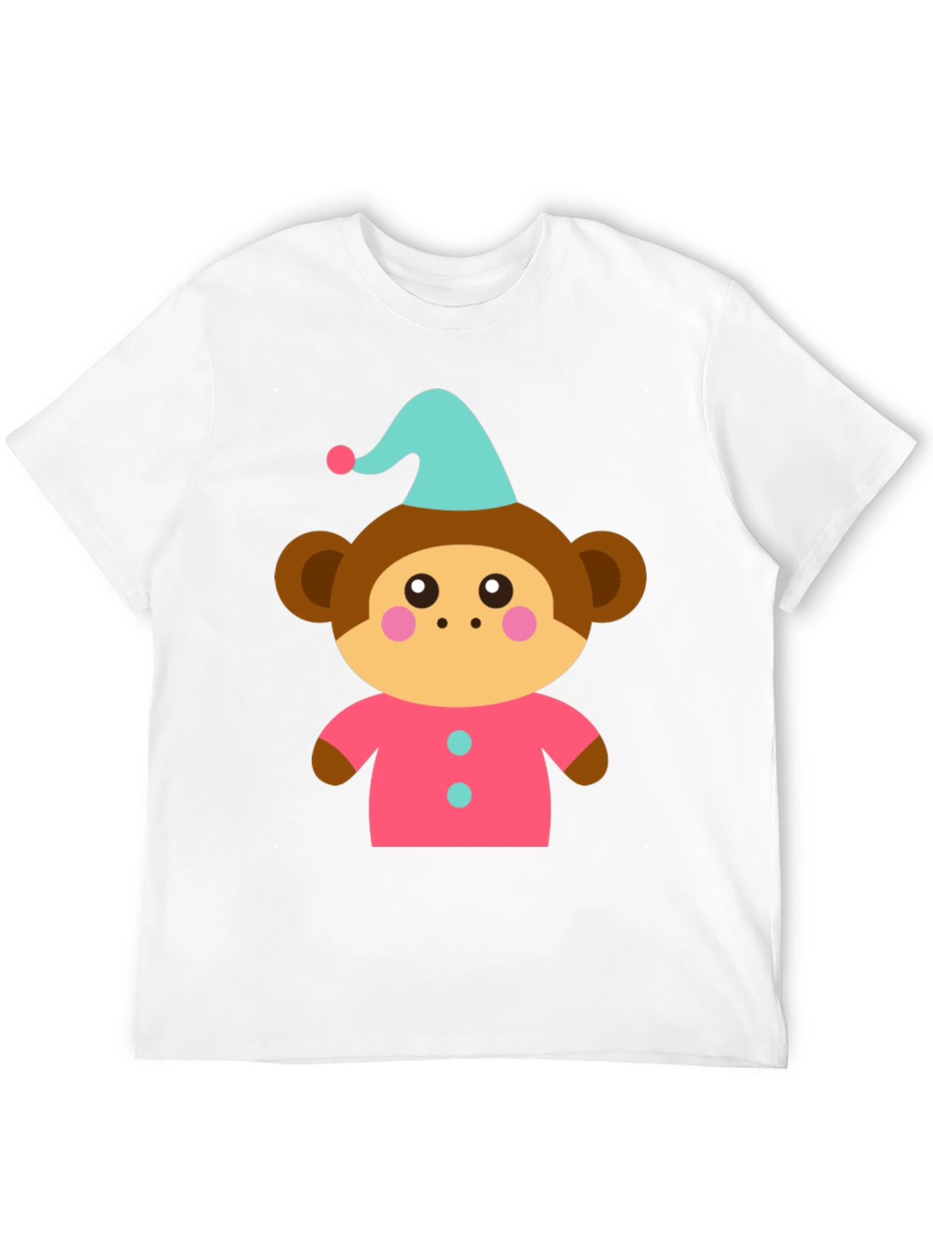 Cartoon Monkey Pajama T-Shirt
