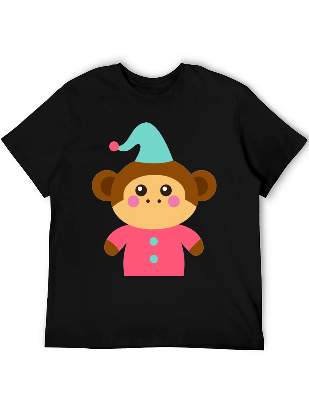 Cartoon Monkey Pajama T-Shirt