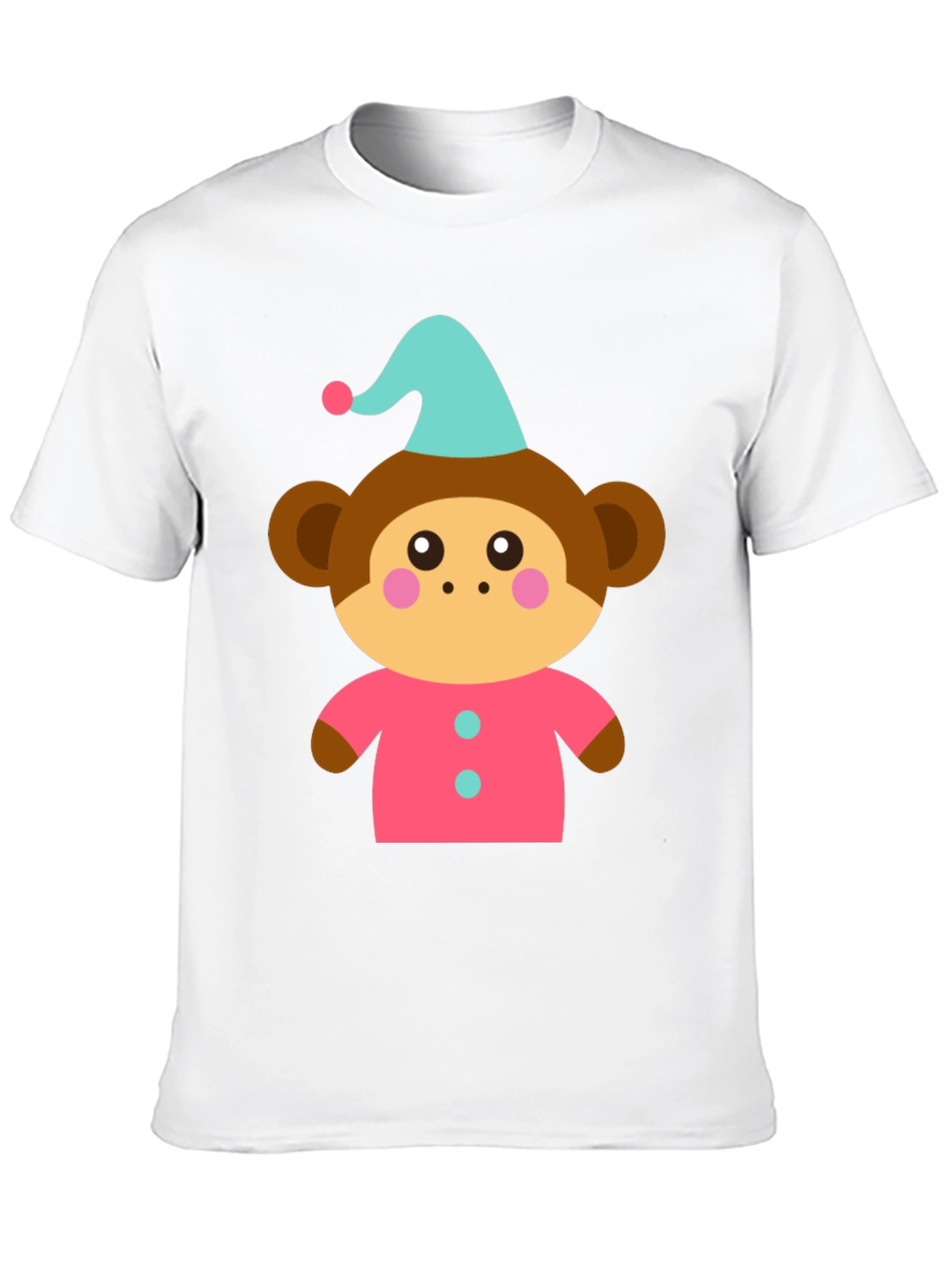 Cartoon Monkey Pajama T-Shirt