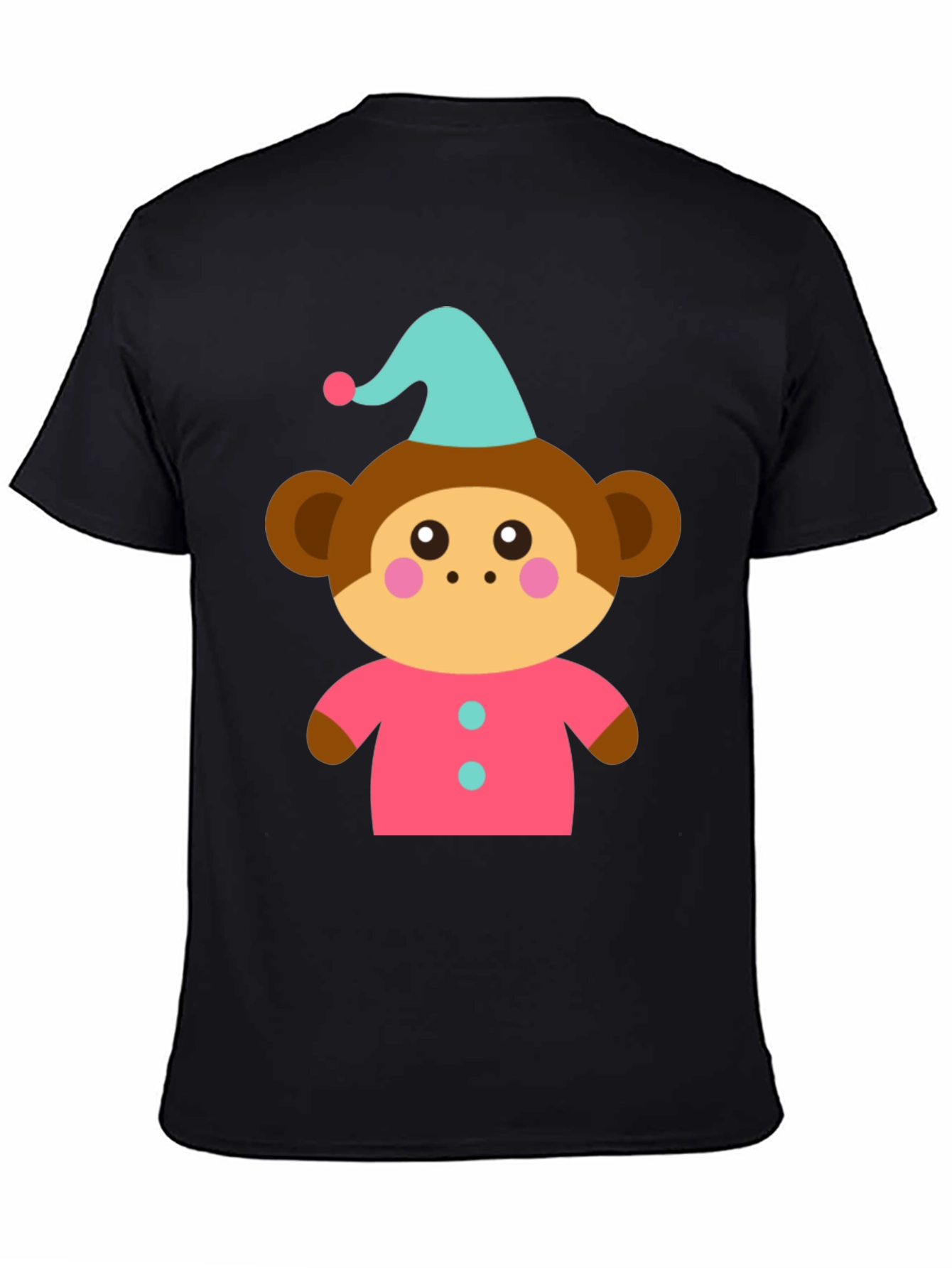 Cartoon Monkey Pajama T-Shirt