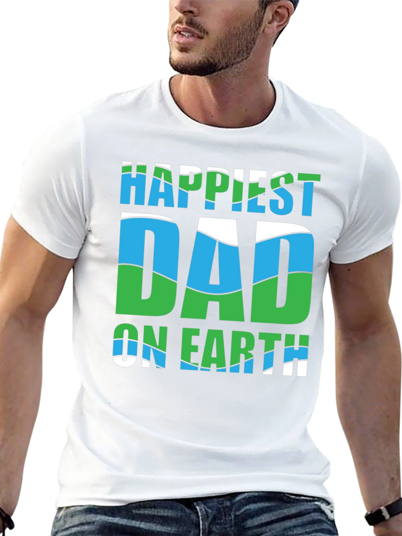 Happiest Dad on Earth Graphic Tee - Fathers Day