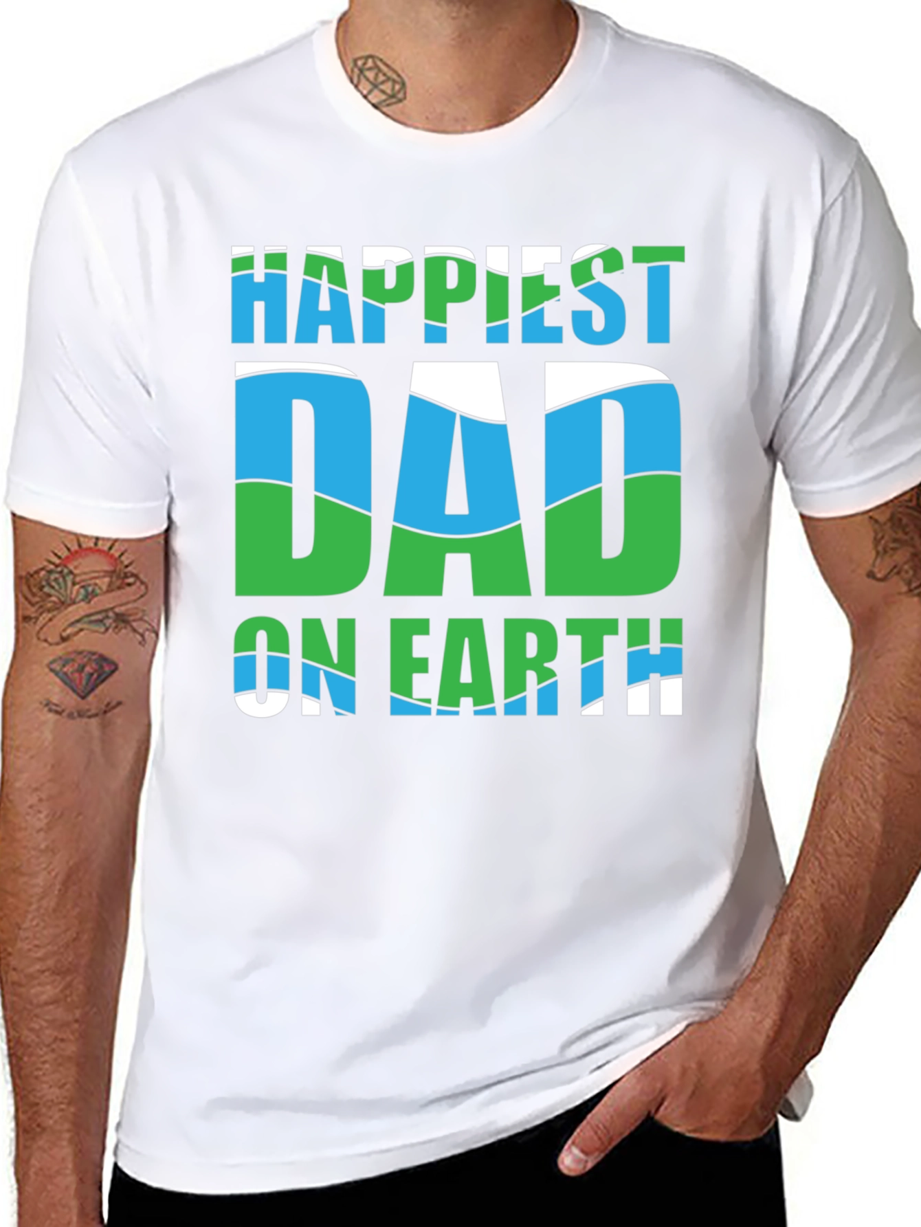 Happiest Dad on Earth Graphic Tee - Fathers Day