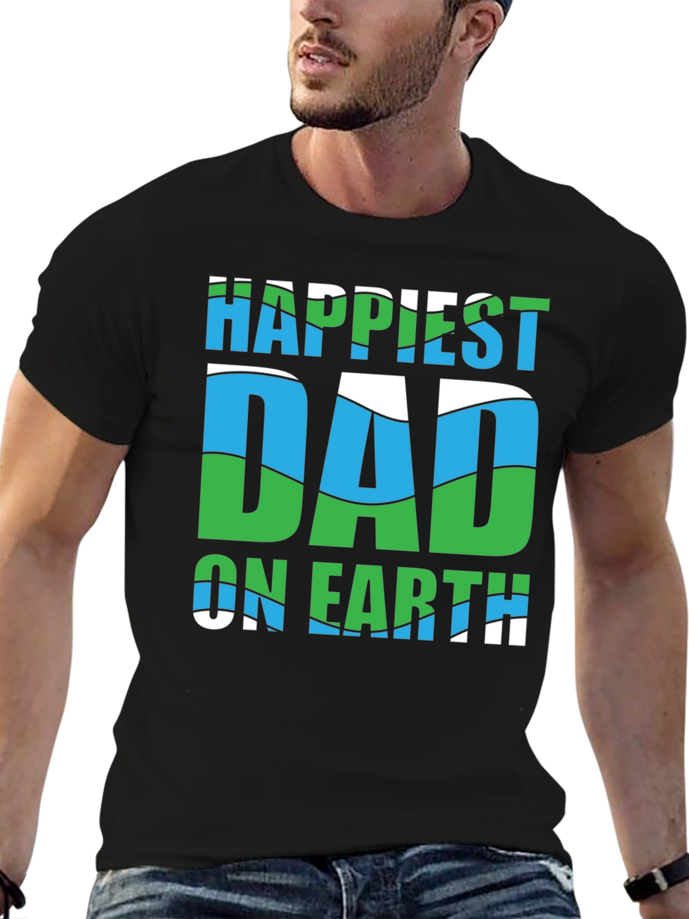Happiest Dad on Earth Graphic Tee - Fathers Day