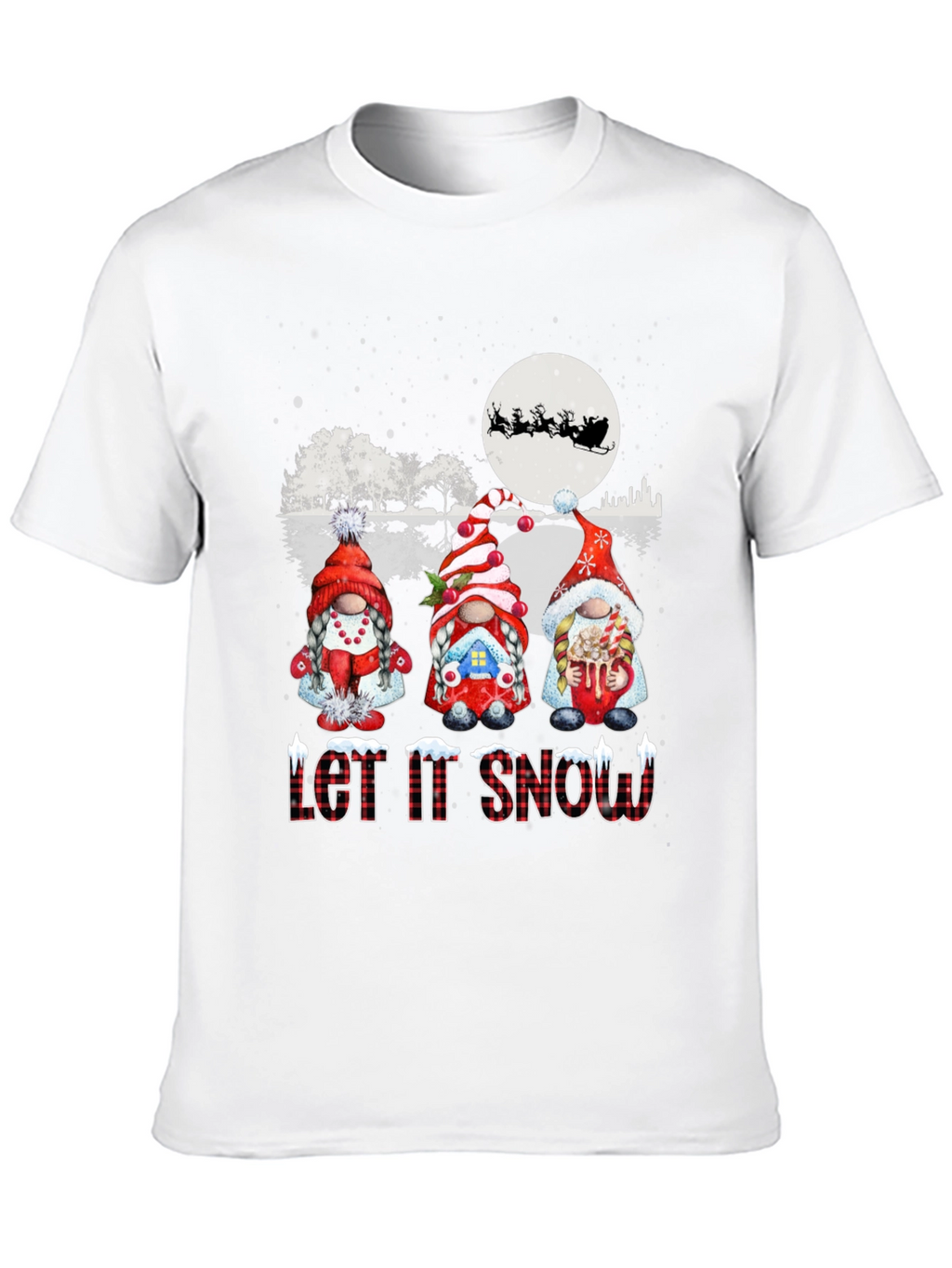 Holiday Gnomes T-Shirt - Let it Snow