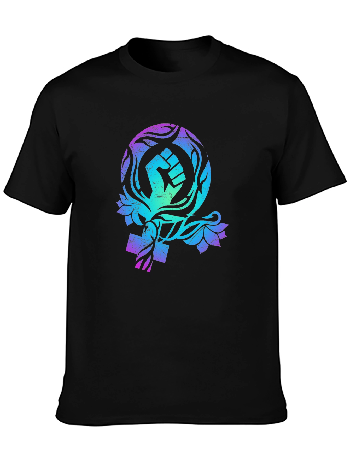 Feminist Fist Symbol Graphic Tee - Empowering Design