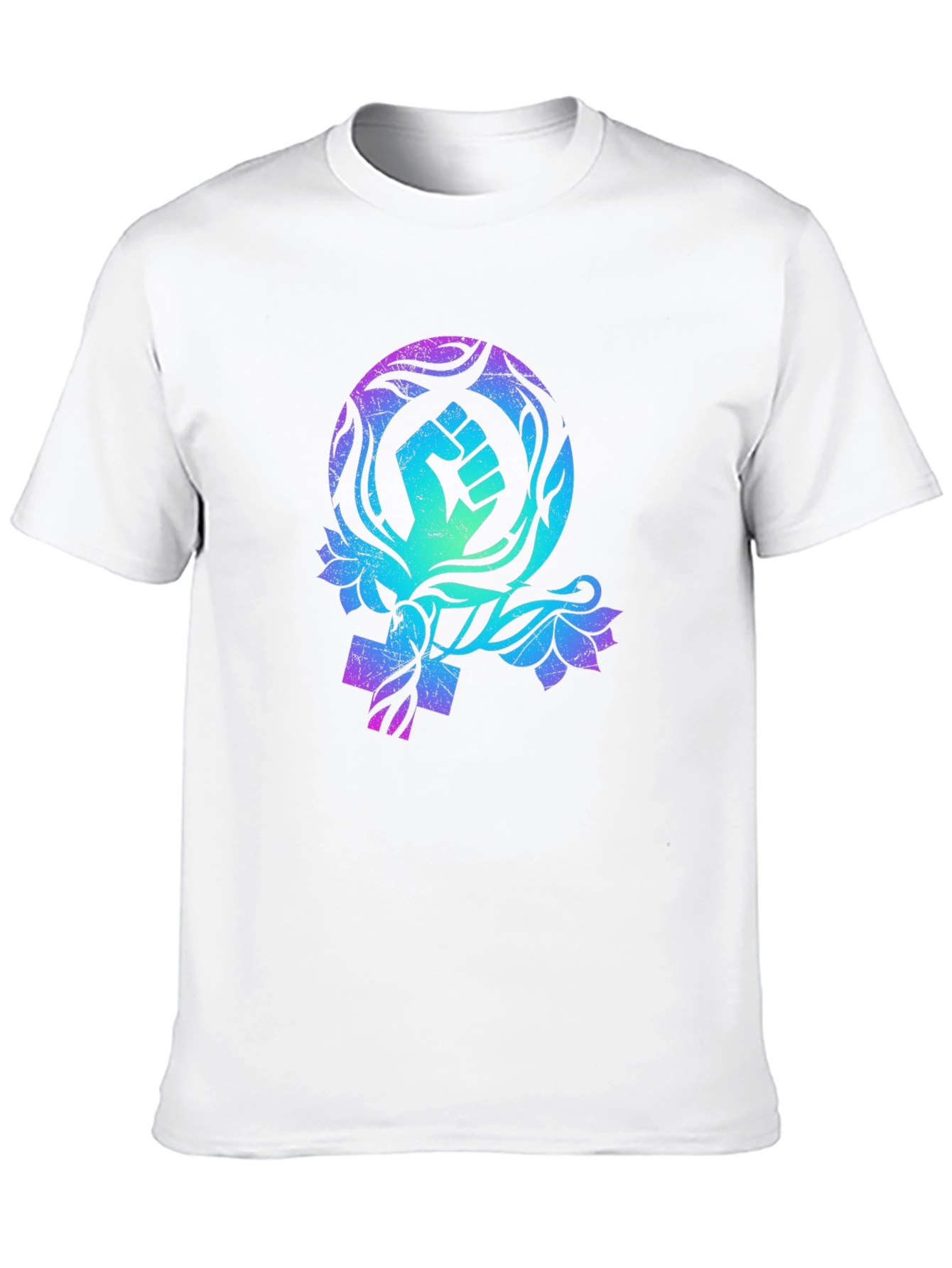 Feminist Fist Symbol Graphic Tee - Empowering Design