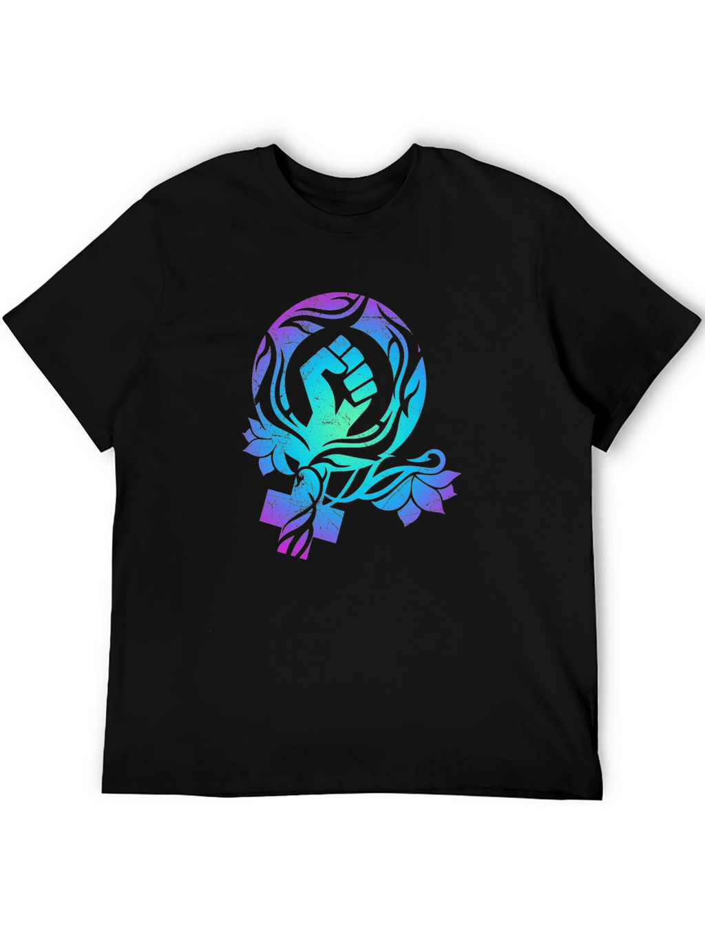 Feminist Fist Symbol Graphic Tee - Empowering Design