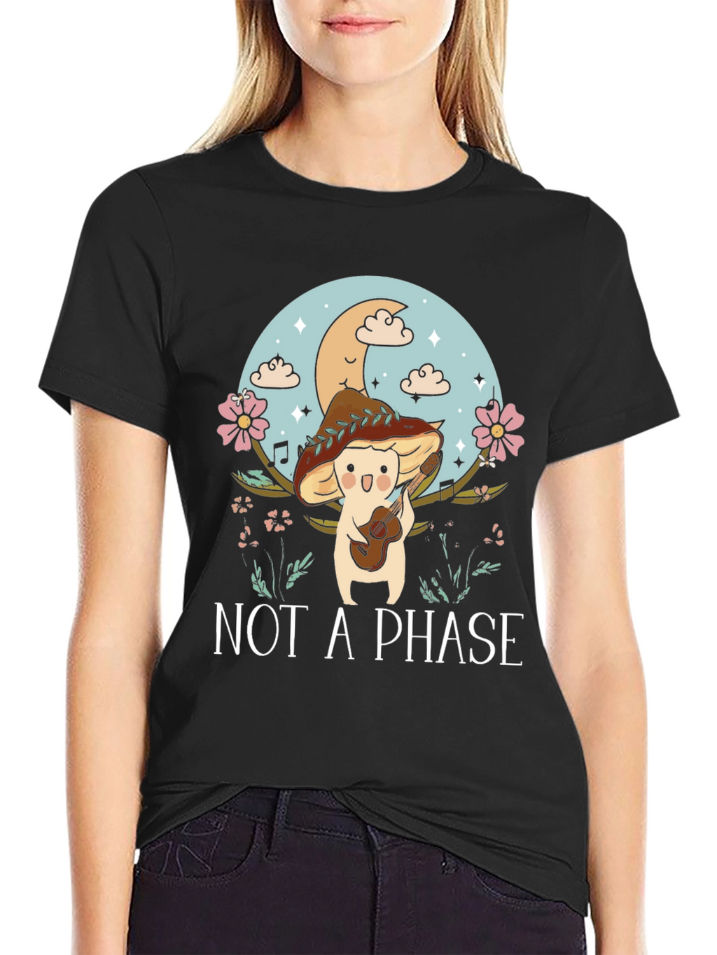 Mushroom Musician T-Shirt - Not a Phase