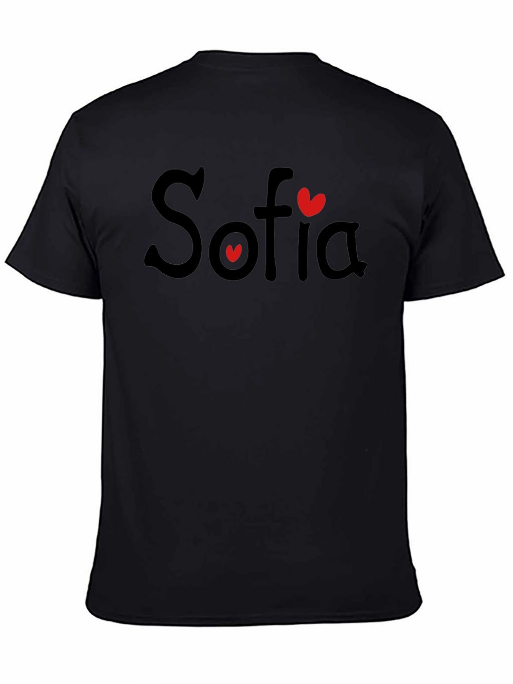 Sofia Heart T-Shirt - Personalized Name Tee