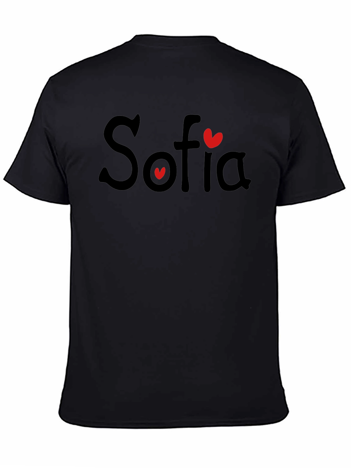 Sofia Heart T-Shirt - Personalized Name Tee