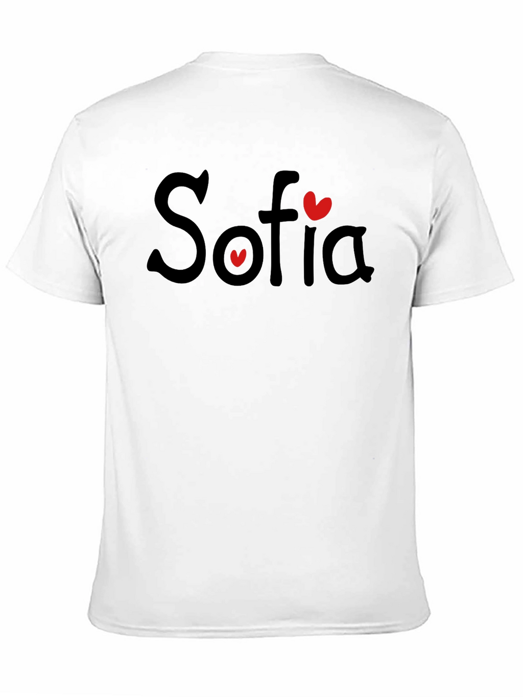 Sofia Heart T-Shirt - Personalized Name Tee