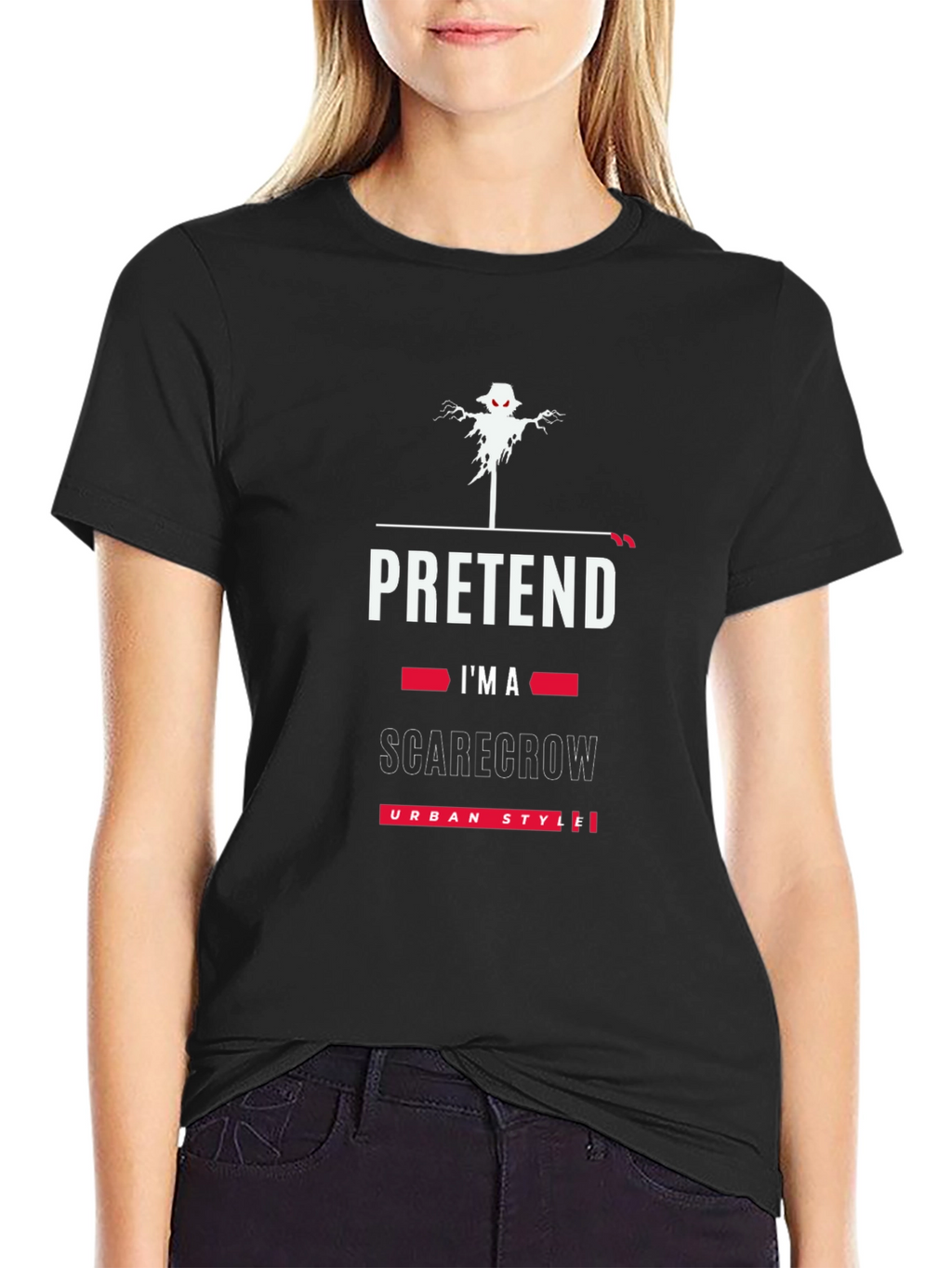 Pretend Im A Scarecrow T-Shirt - Urban Style