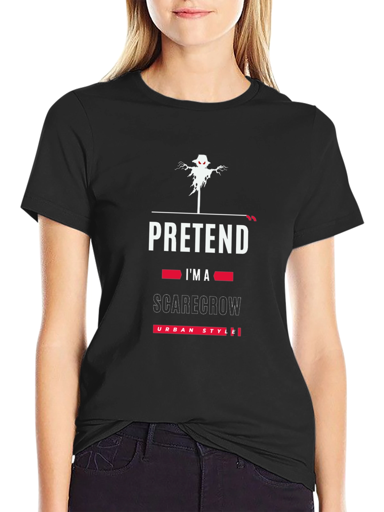 Pretend Im A Scarecrow T-Shirt - Urban Style
