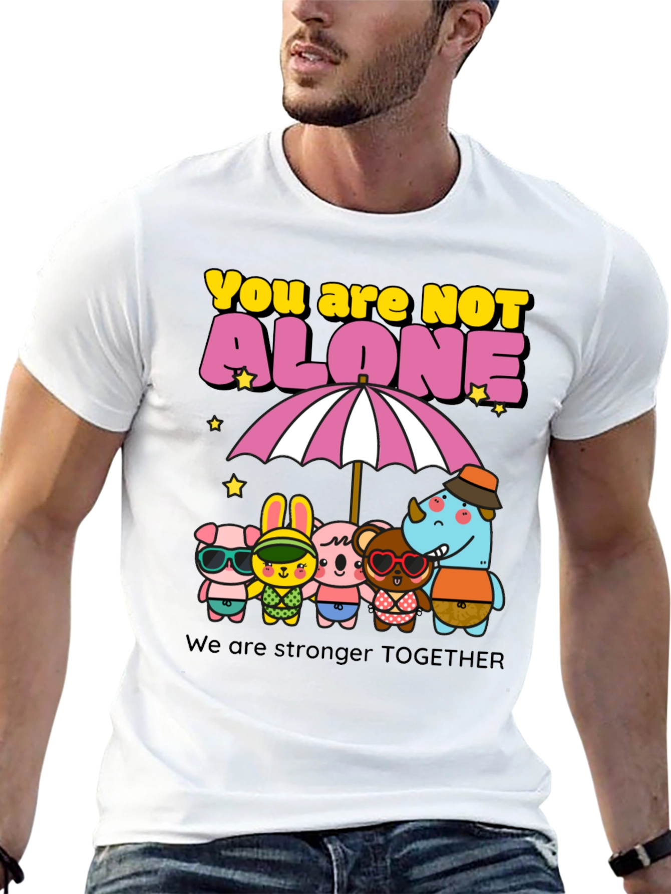 You Are Not Alone Graphic Tee