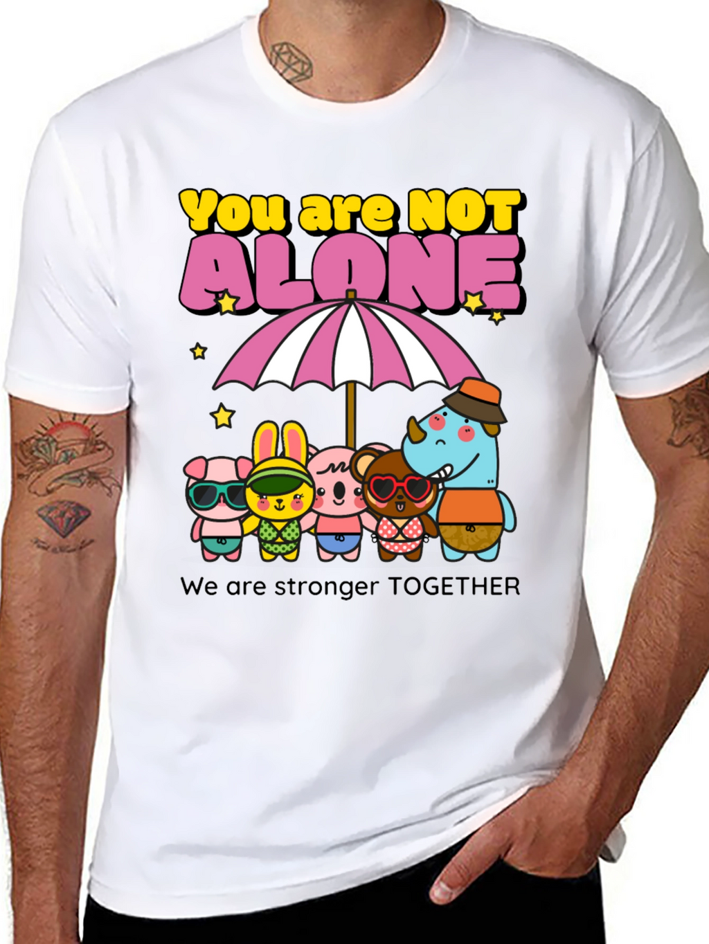 You Are Not Alone Graphic Tee