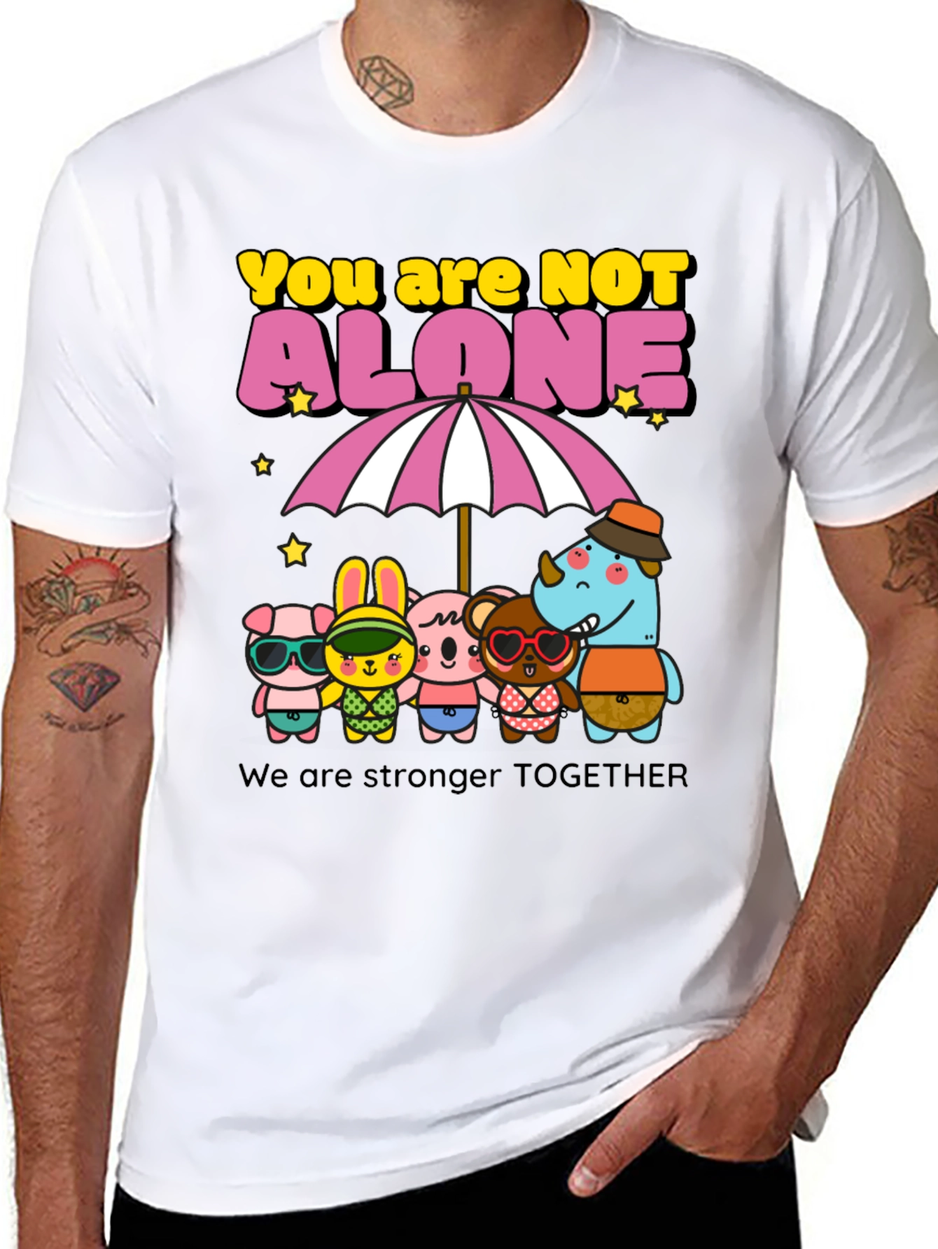 You Are Not Alone Graphic Tee