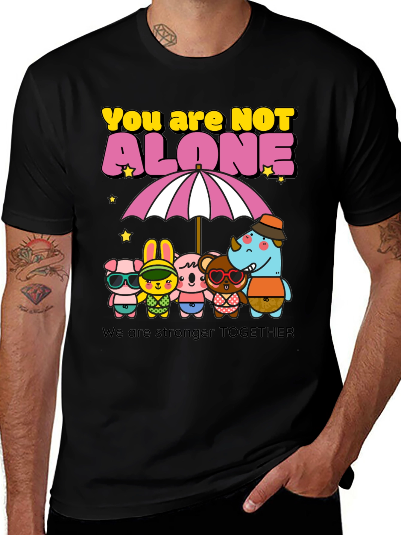 You Are Not Alone Graphic Tee