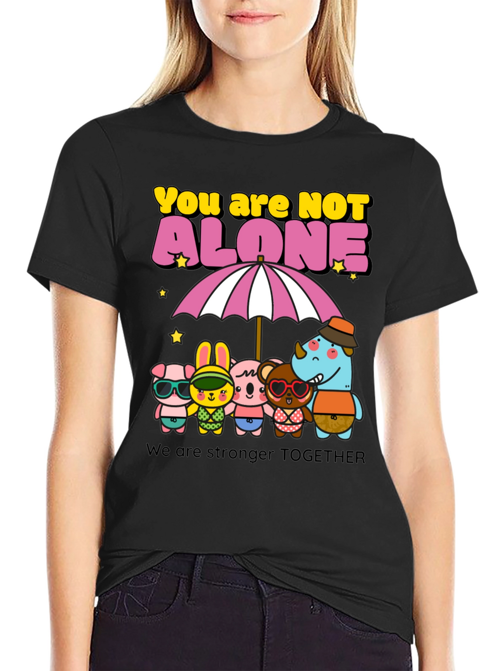You Are Not Alone Graphic Tee