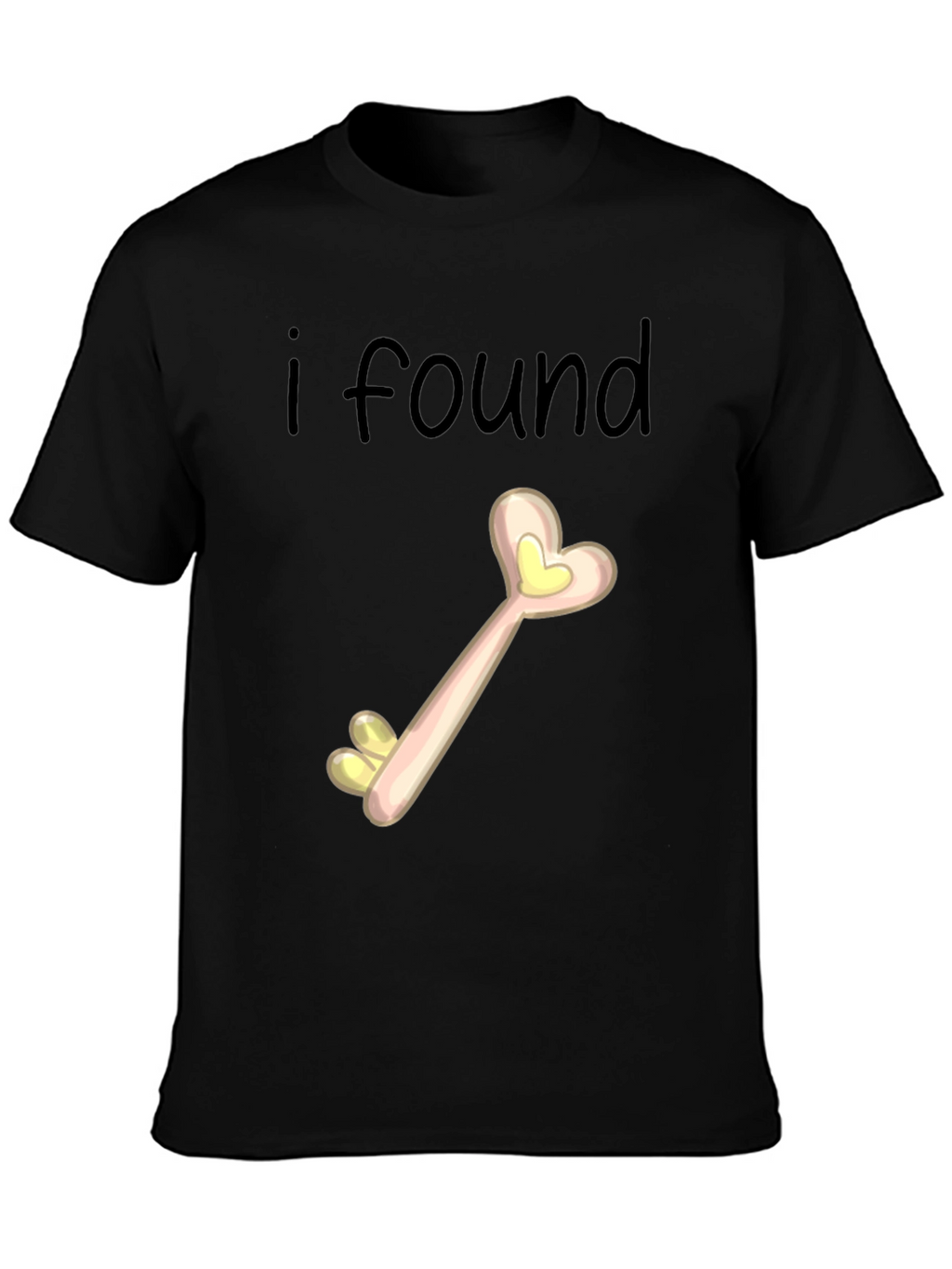 I Found My Key Heart T-Shirt Novelty Tee