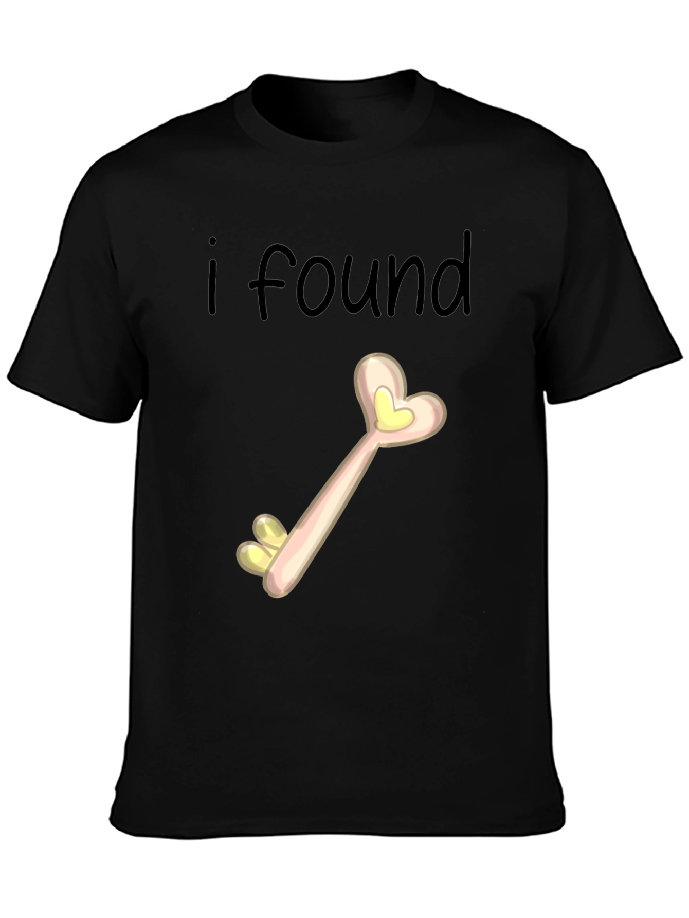 I Found My Key Heart T-Shirt Novelty Tee