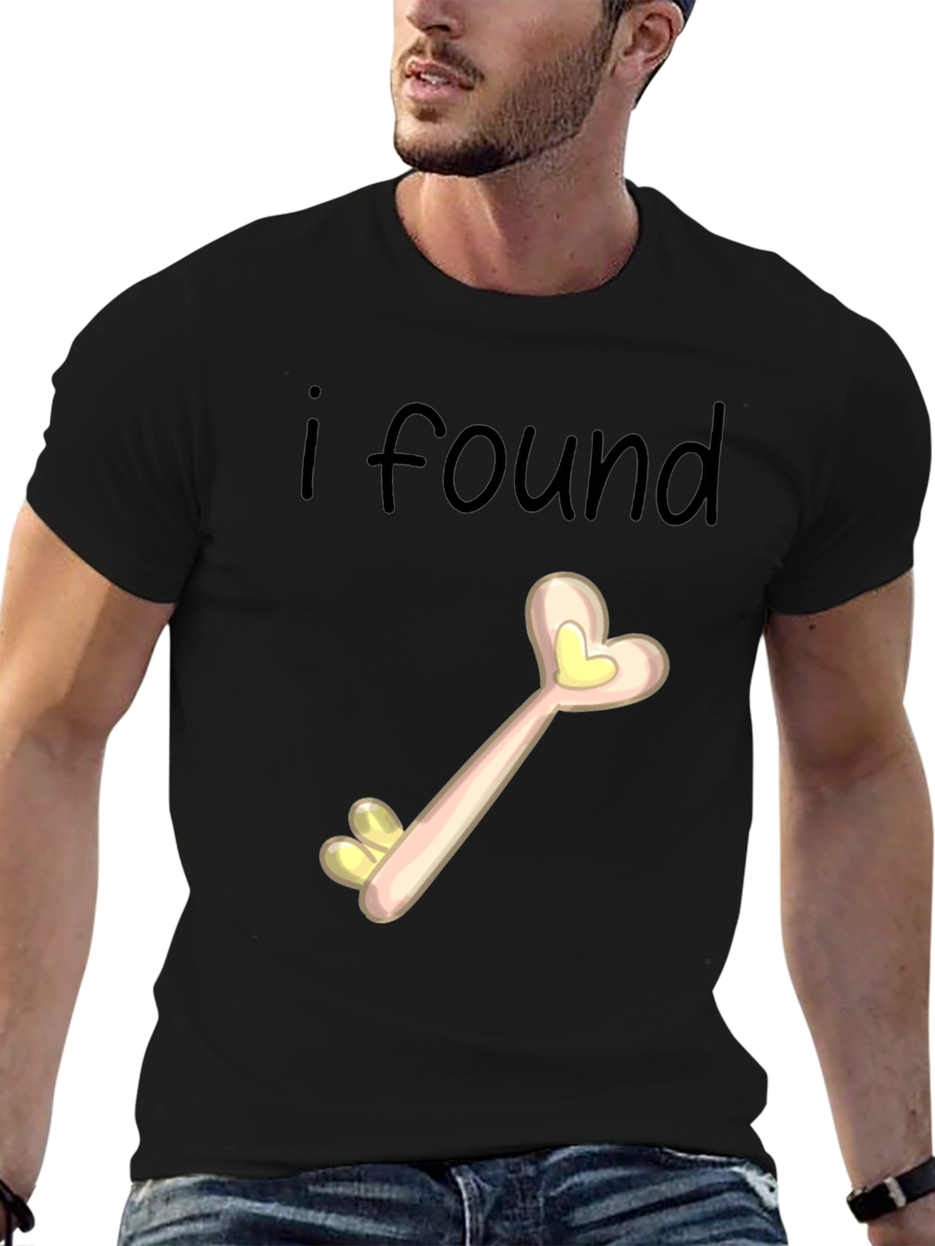 I Found My Key Heart T-Shirt Novelty Tee