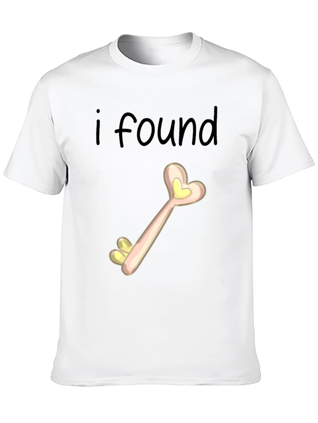 I Found My Key Heart T-Shirt Novelty Tee