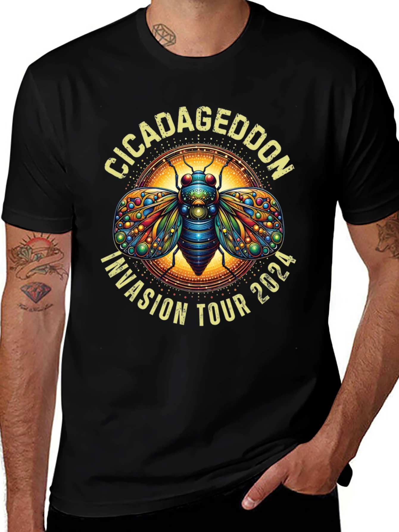 Cicadageddon Invasion Tour 2024 T-Shirt