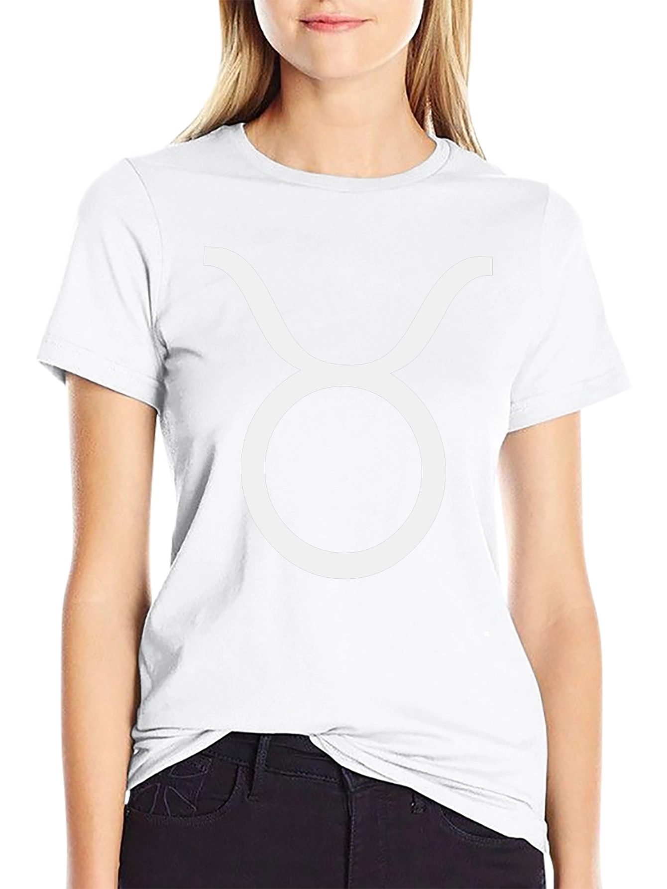 Taurus Zodiac Sign Black T-Shirt