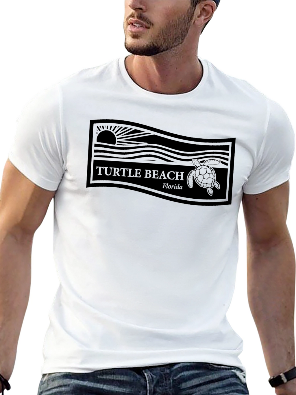 Turtle Beach Florida Graphic T-Shirt