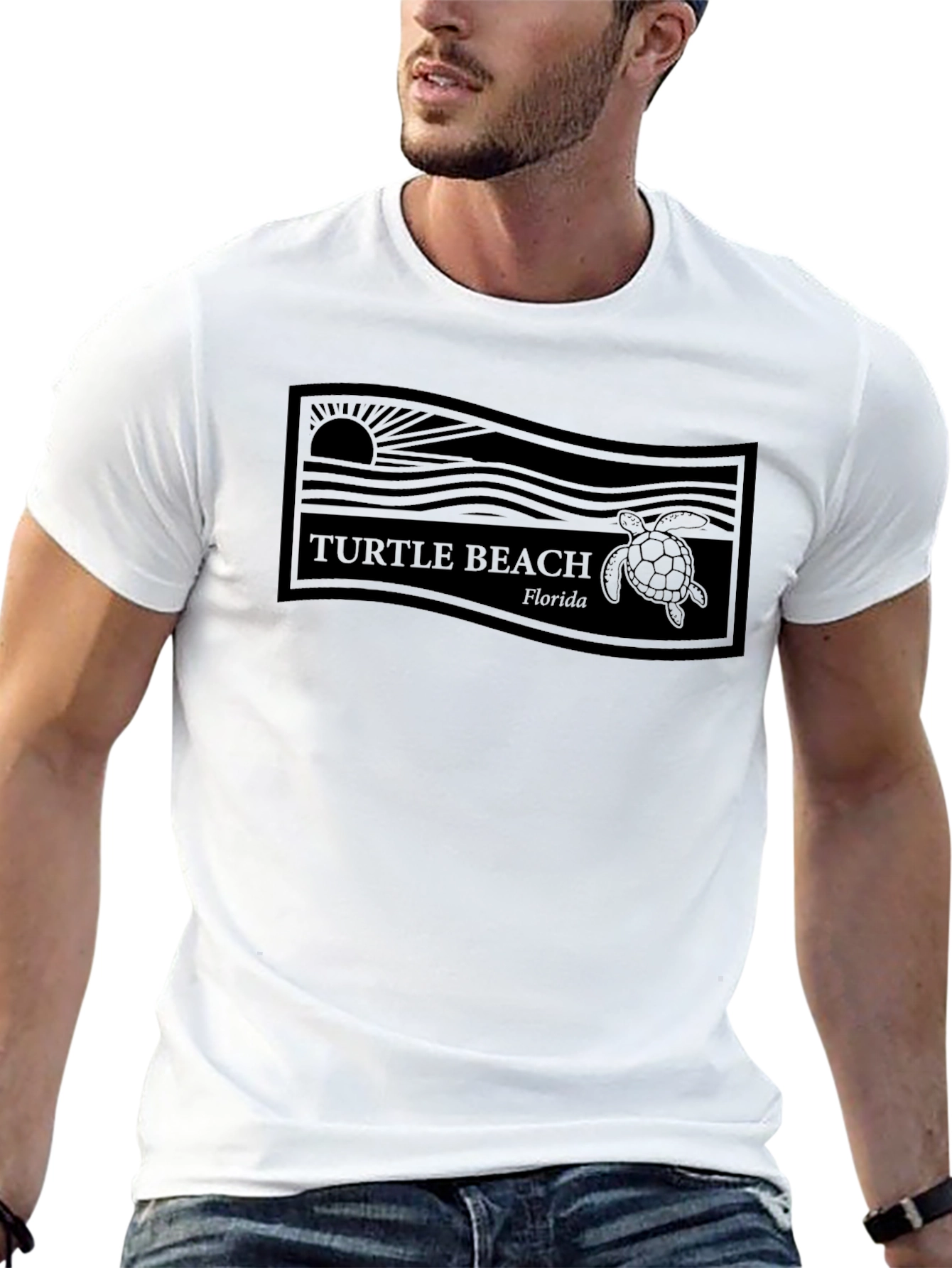 Turtle Beach Florida Graphic T-Shirt