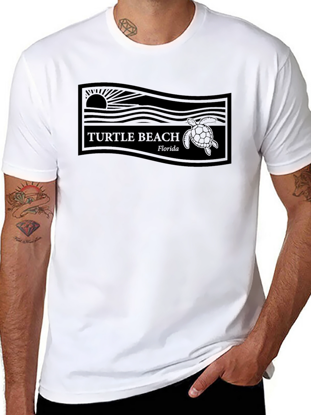 Turtle Beach Florida Graphic T-Shirt