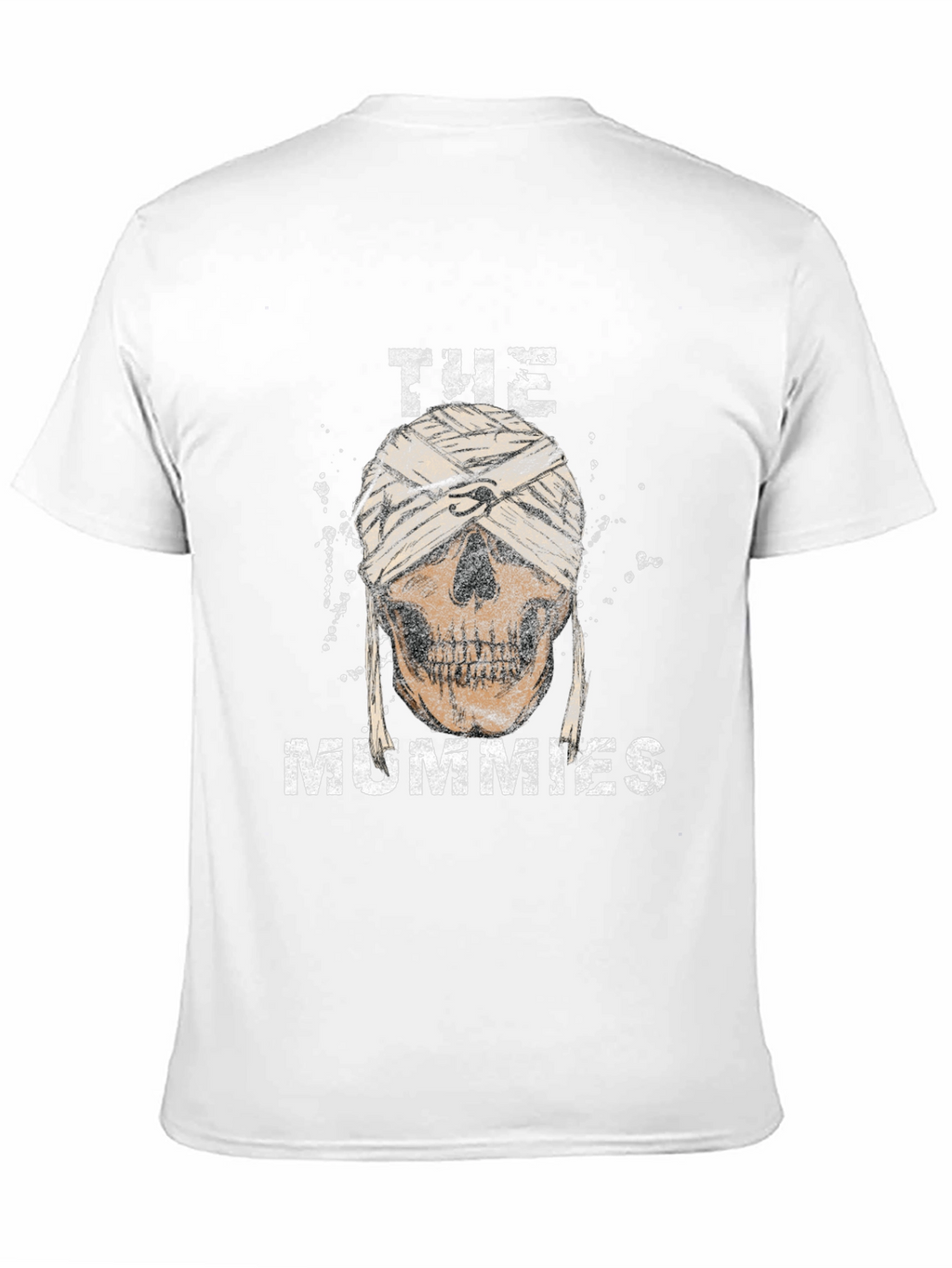 The Mummies Skull Graphic T-Shirt - Cool Halloween Tee