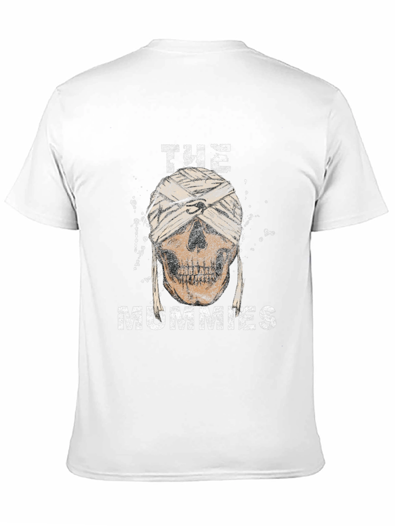 The Mummies Skull Graphic T-Shirt - Cool Halloween Tee